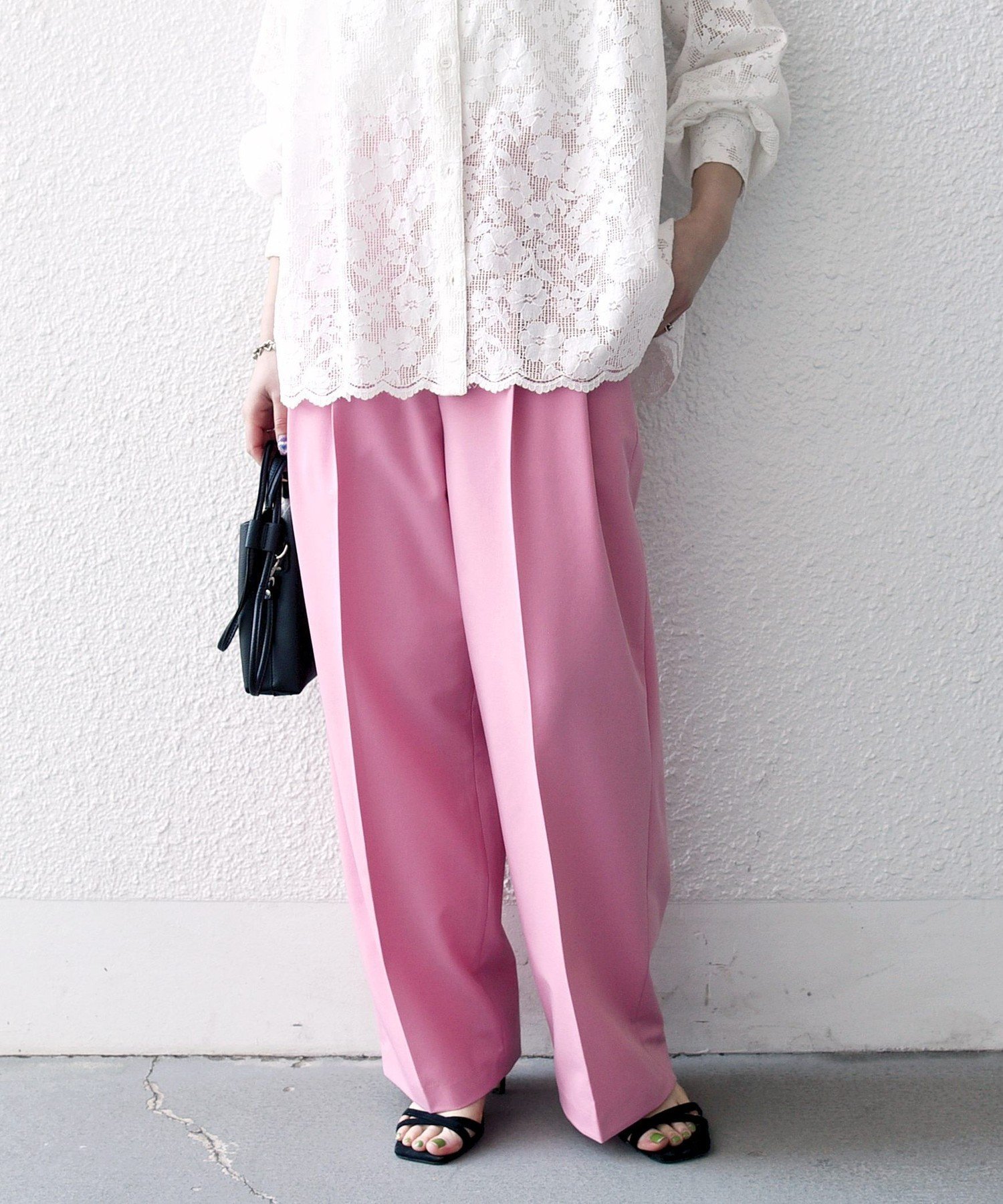 【シップス フォー ウィメン/SHIPS】のSHIPS any 手洗い可能 2タック ワイド パンツ インテリア・キッズ・メンズ・レディースファッション・服の通販 founy(ファニー) 　ファッション　Fashion　レディースファッション　Fashion for Women　パンツ　Pants & Trousers　洗える　Machine Washable　ストレート　Straight, Straight Cut　ドレープ　Drape, Draping Fabric　バランス　Balance, Style Balance　ポケット　Pocket, Pocket Detail　マニッシュ　Mannish, Boyish　ワイド　Wide, Wide Fit　2026年　2026　ピンク|ID: prp329100004875962 ipo3291000000036368603