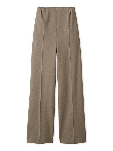 【ミラオーウェン/Mila Owen】のウエストゴムワイドイージーパンツ インテリア・キッズ・メンズ・レディースファッション・服の通販 founy(ファニー) 　ファッション　Fashion　レディースファッション　Fashion for Women　パンツ　Pants & Trousers　スマート　Smart, Elegant　MOC[056]|ID: prp329100004875985 ipo3291000000036368742