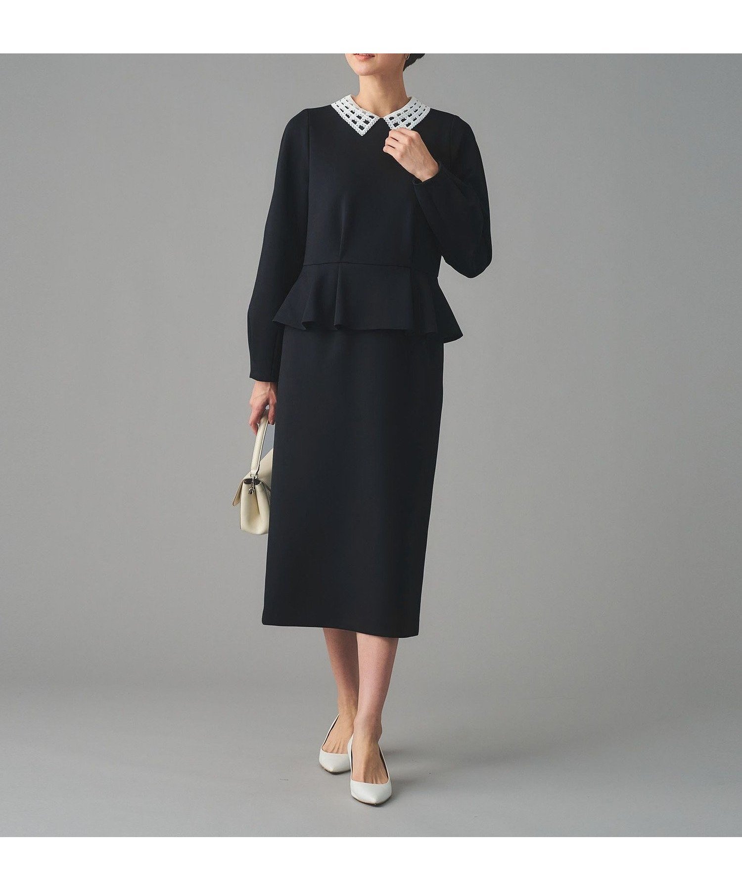 【ユナイテッドアローズ/UNITED ARROWS】のSPONGY ペプラム ワンピース インテリア・キッズ・メンズ・レディースファッション・服の通販 founy(ファニー) ファッション Fashion レディースファッション Fashion for Women ワンピース Dresses アクセサリー Fashion Accessories ギャザー Gathered, Ruffled 切替 Switching, Contrast Panel 吸水 Absorbent, Quick-Dry ジャケット Jacket, Outerwear ストレッチ Stretch, Stretchy Fabric タイトスカート Pencil Skirt, Tight Skirt 人気 Popular, Best Seller ベスト Vest, Waistcoat ペプラム Peplum, Flared Hem ワイド Wide, Wide Fit NAVY|ID: prp329100004876010 ipo3291000000036368897