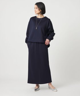 【ユナイテッドアローズ/UNITED ARROWS】のブライト ウラケ プルオーバー+スカート セットアップ A DAY IN THE LIFE 人気、トレンドファッション・服の通販 founy(ファニー) ファッション Fashion レディースファッション Fashion for Women セットアップ Matching Sets スカート・ミニ/ミディ/マキシ Skirts / Mini, Midi & Maxi Skirts ジップ Zip, Zipper スウェット / スエット Sweatshirt, Sweatwear スカーフ Scarf, Neckwear スリット Slit, Slit Detail セットアップ Set-Up, Coordinated Outfit ネックレス Necklace, Pendant Necklace ブライト Bright, Shiny リボン Ribbon, Bow ロング Long, Long-Length アウトレット Outlet / Clearance 旅行 Travel エレガント 上品 Elegant |ID:prp329100004876049