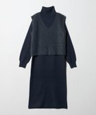 【ユナイテッドアローズ/UNITED ARROWS】のフェザーベスト+ハイネックワンピース A DAY IN THE LIFE 人気、トレンドファッション・服の通販 founy(ファニー) ファッション Fashion レディースファッション Fashion for Women アウター Coat / Outerwear Collection 畦 Ribbed Knit トレンド Trend, Trending Now ネックレス Necklace, Pendant Necklace ハイネック High Neck, Mock Neck バランス Balance, Style Balance フェザー Feather, Feather Detail フェザーヤーン Feather Yarn, Fluffy Yarn ベスト Vest, Waistcoat ロング Long, Long-Length アウトレット Outlet / Clearance ビジネス 仕事 通勤 Business / Work / Commuting thumbnail DK.GRAY|ID: prp329100004876052 ipo3291000000036369166