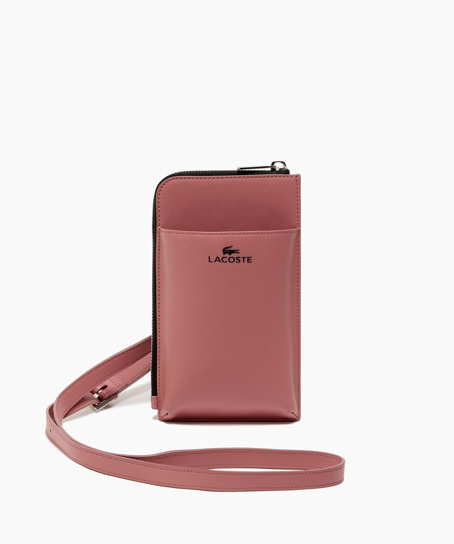 【ラコステ/LACOSTE】のショルダースマホポーチ インテリア・キッズ・メンズ・レディースファッション・服の通販 founy(ファニー) 　ファッション　Fashion　レディースファッション　Fashion for Women　ポーチ&ミニバッグ　Pouches & Mini Bags　スマート　Smart, Elegant　スリット　Slit, Slit Detail　フロント　Front, Front Design　ポケット　Pocket, Pocket Detail　ピンク|ID: prp329100004876078 ipo3291000000036369303