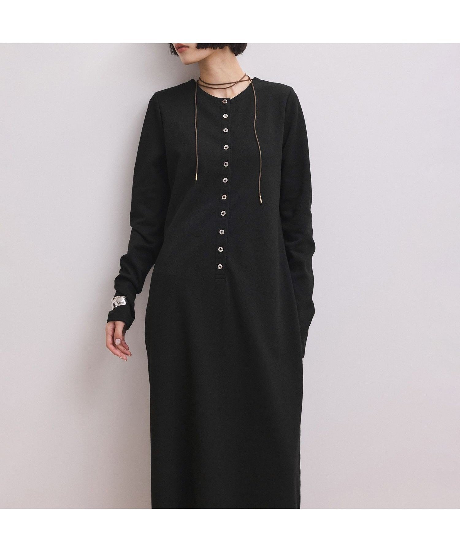 【アダム エ ロペ/ADAM ET ROPE'】の【WEB限定】マルチWAYヘンリーネックワンピース インテリア・キッズ・メンズ・レディースファッション・服の通販 founy(ファニー) 　ファッション　Fashion　レディースファッション　Fashion for Women　ワンピース　Dresses　ポケット　Pocket, Pocket Detail　リラックス　Relax, Relaxed Fit　ループ　Loop, Loop Knit　レギンス　Leggings, Stretch Pants　おすすめ　Recommended / Our Picks　2026年　2026　ブラック(01)|ID: prp329100004876124 ipo3291000000036369550