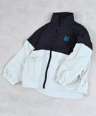 【その他のブランド/Other】のナイロンビッグポケットバイカラージャケット 人気、トレンドファッション・服の通販 founy(ファニー) ファッション Fashion キッズファッション Fashion for Kids アウター Coat Outerwear /Kids おすすめ Recommended / Our Picks スウェット / スエット Sweatshirt, Sweatwear スタンド Stand Collar, Upright Stand デニム Denim, Jeans Material ビッグ Big, Oversized フロント Front, Front Design ポケット Pocket, Pocket Detail 切替 Switching, Contrast Panel thumbnail ブラック|ID: prp329100004877074 ipo3291000000036379652