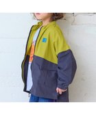 【その他のブランド/Other】のナイロンビッグポケットバイカラージャケット 人気、トレンドファッション・服の通販 founy(ファニー) ファッション Fashion キッズファッション Fashion for Kids アウター Coat Outerwear /Kids おすすめ Recommended / Our Picks スウェット / スエット Sweatshirt, Sweatwear スタンド Stand Collar, Upright Stand デニム Denim, Jeans Material ビッグ Big, Oversized フロント Front, Front Design ポケット Pocket, Pocket Detail 切替 Switching, Contrast Panel thumbnail マスタード|ID: prp329100004877074 ipo3291000000036379654