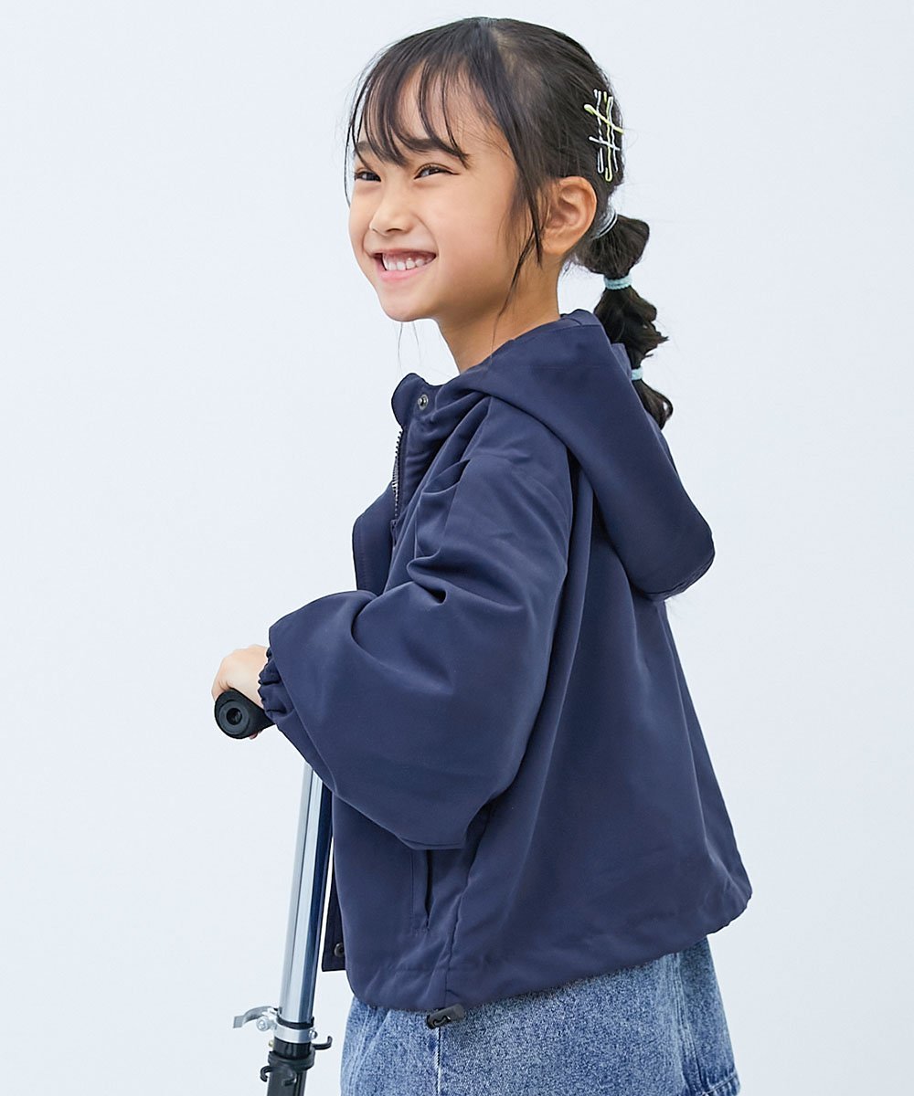 【デビロック/devirock / KIDS】の2WAYで着られる バルーンシルエット マウンテンパーカー 子供服 キッズ 女の子 26SS インテリア・キッズ・メンズ・レディースファッション・服の通販 founy(ファニー) 　ファッション　Fashion　キッズファッション　Fashion for Kids　シンプル　Simple, Minimal　バルーン　Balloon, Balloon Silhouette　パーカー　Hoodie, Parka　ピーチ　Peach, Soft Touch　おすすめ　Recommended / Our Picks　2026年　2026　ネイビー|ID: prp329100004877094 ipo3291000000036379849