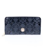 【クイーポ/KUIPO】のアナスイ ANNA SUI ルーミー ラウンドファスナー長財布 ネイビー|ID: prp329100004877114 ipo3291000000036379993