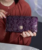 【クイーポ/KUIPO】のアナスイ ANNA SUI ルーミー ラウンドファスナー長財布 パープル|ID: prp329100004877114 ipo3291000000036379994