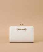 【サマンサタバサ/SamanTha Thavasa】のラメレザービジュー 口金折財布 ホワイト|ID: prp329100004877116 ipo3291000000036380008