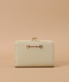 【サマンサタバサ/SamanTha Thavasa】のラメレザービジュー 口金折財布 ペールイエロー|ID: prp329100004877116 ipo3291000000036380012