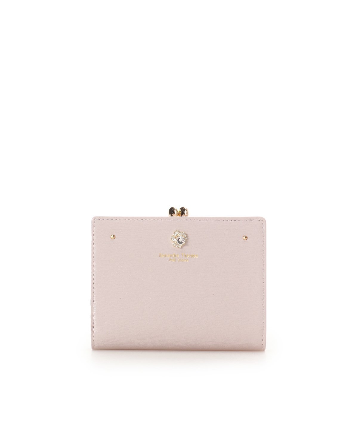 【サマンサタバサ プチチョイス/SamanTha Thavasa PeTiT Choice】のビジュー 折財布 インテリア・キッズ・メンズ・レディースファッション・服の通販 founy(ファニー) 　ファッション　Fashion　レディースファッション　Fashion for Women　ミニ財布・二つ折り財布　Wallets & Card Cases　コンパクト　Compact, Small Size　ジュエリー　Jewelry, Accessories　ビジュー　Bijou, Jewel-like Accent　ポケット　Pocket, Pocket Detail　エレガント 上品　Elegant　財布　Wallet, Purse　ピンク|ID: prp329100004877119 ipo3291000000036380044