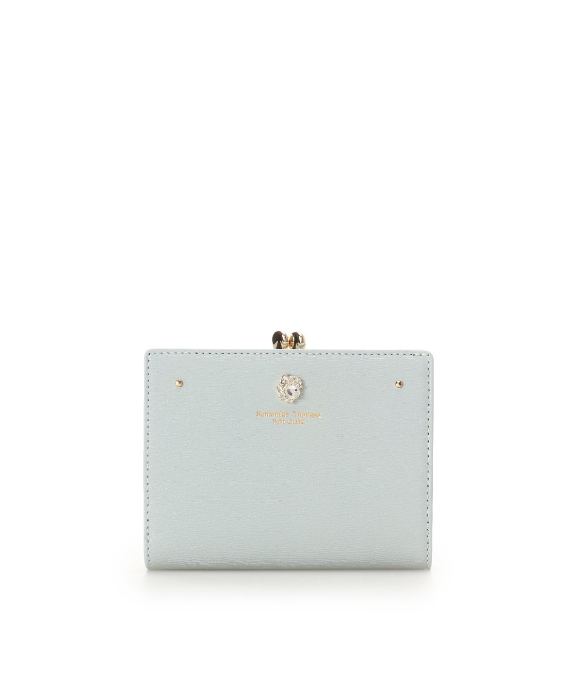 【サマンサタバサ プチチョイス/SamanTha Thavasa PeTiT Choice】のビジュー 折財布 インテリア・キッズ・メンズ・レディースファッション・服の通販 founy(ファニー) 　ファッション　Fashion　レディースファッション　Fashion for Women　ミニ財布・二つ折り財布　Wallets & Card Cases　コンパクト　Compact, Small Size　ジュエリー　Jewelry, Accessories　ビジュー　Bijou, Jewel-like Accent　ポケット　Pocket, Pocket Detail　エレガント 上品　Elegant　財布　Wallet, Purse　ミント|ID: prp329100004877119 ipo3291000000036380047