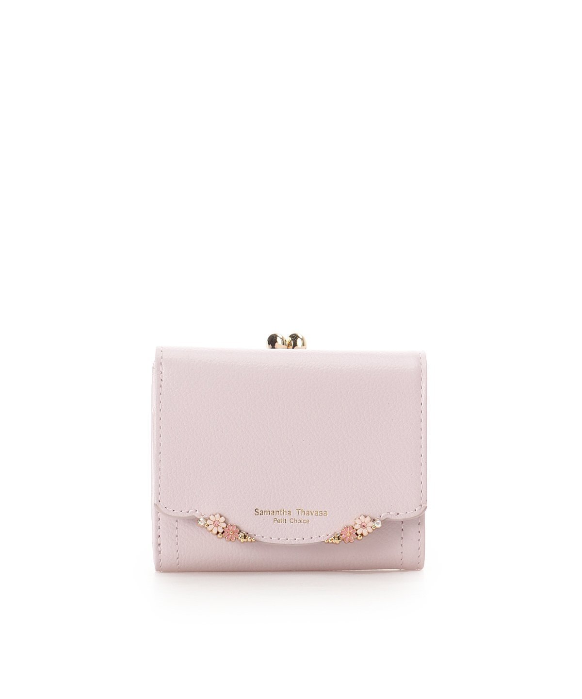 【サマンサタバサ プチチョイス/SamanTha Thavasa PeTiT Choice】のサイドフラワー 折財布 人気、トレンドファッション・服の通販 founy(ファニー) 　ファッション　Fashion　レディースファッション　Fashion for Women　ミニ財布・二つ折り財布　Wallets & Card Cases　コンパクト　Compact, Small Size　スカラップ　Scallop, Scalloped Edge　フラワー　Flower, Floral　ポケット　Pocket, Pocket Detail　財布　Wallet, Purse　 other-1|ID: prp329100004877121 ipo3291000000036380052