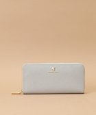 【サマンサタバサ/SamanTha Thavasa】のPomme d espoir ポムディスポワール バイカラーラウンドジップ長財布 ライトグレー|ID: prp329100004877122 ipo3291000000036380064