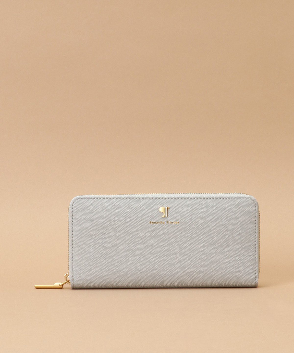 【サマンサタバサ/SamanTha Thavasa】のPomme d espoir ポムディスポワール バイカラーラウンドジップ長財布 インテリア・キッズ・メンズ・レディースファッション・服の通販 founy(ファニー) 　ファッション　Fashion　レディースファッション　Fashion for Women　ミニ財布・二つ折り財布　Wallets & Card Cases　エレガント 上品　Elegant　財布　Wallet, Purse　ライトグレー|ID: prp329100004877122 ipo3291000000036380064