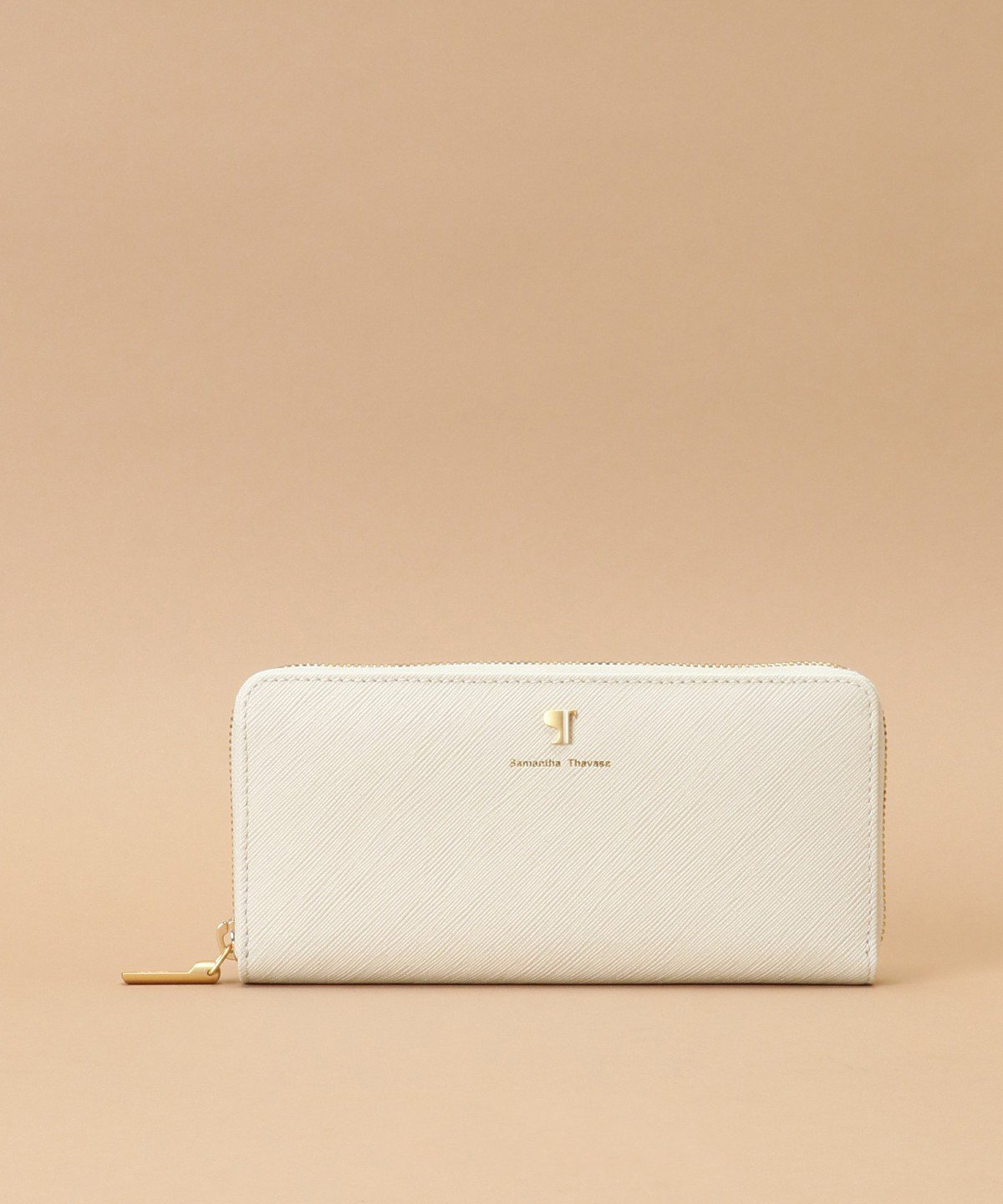 【サマンサタバサ/SamanTha Thavasa】のPomme d espoir ポムディスポワール バイカラーラウンドジップ長財布 インテリア・キッズ・メンズ・レディースファッション・服の通販 founy(ファニー) 　ファッション　Fashion　レディースファッション　Fashion for Women　ミニ財布・二つ折り財布　Wallets & Card Cases　エレガント 上品　Elegant　財布　Wallet, Purse　オフホワイト|ID: prp329100004877122 ipo3291000000036380066