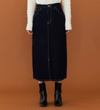 【エドウイン オンライン モール/EDWIN ONLINE MALL】のリニューアル Lee BABE ストレッチ/ミドル丈デニムスカート 【豊富なサイズ展開XS-XL】 人気、トレンドファッション・服の通販 founy(ファニー) ファッション Fashion レディースファッション Fashion for Women スカート Skirts デニムスカート・カジュアルスカート Denim Skirts ストレッチ Stretch, Stretchy Fabric スニーカー Sneakers, Trainers スリット Slit, Slit Detail デニム Denim, Jeans Material フロント Front, Front Design ミドル Middle Length, Mid Height thumbnail インディゴブルー|ID: prp329100004877350 ipo3291000000036382338