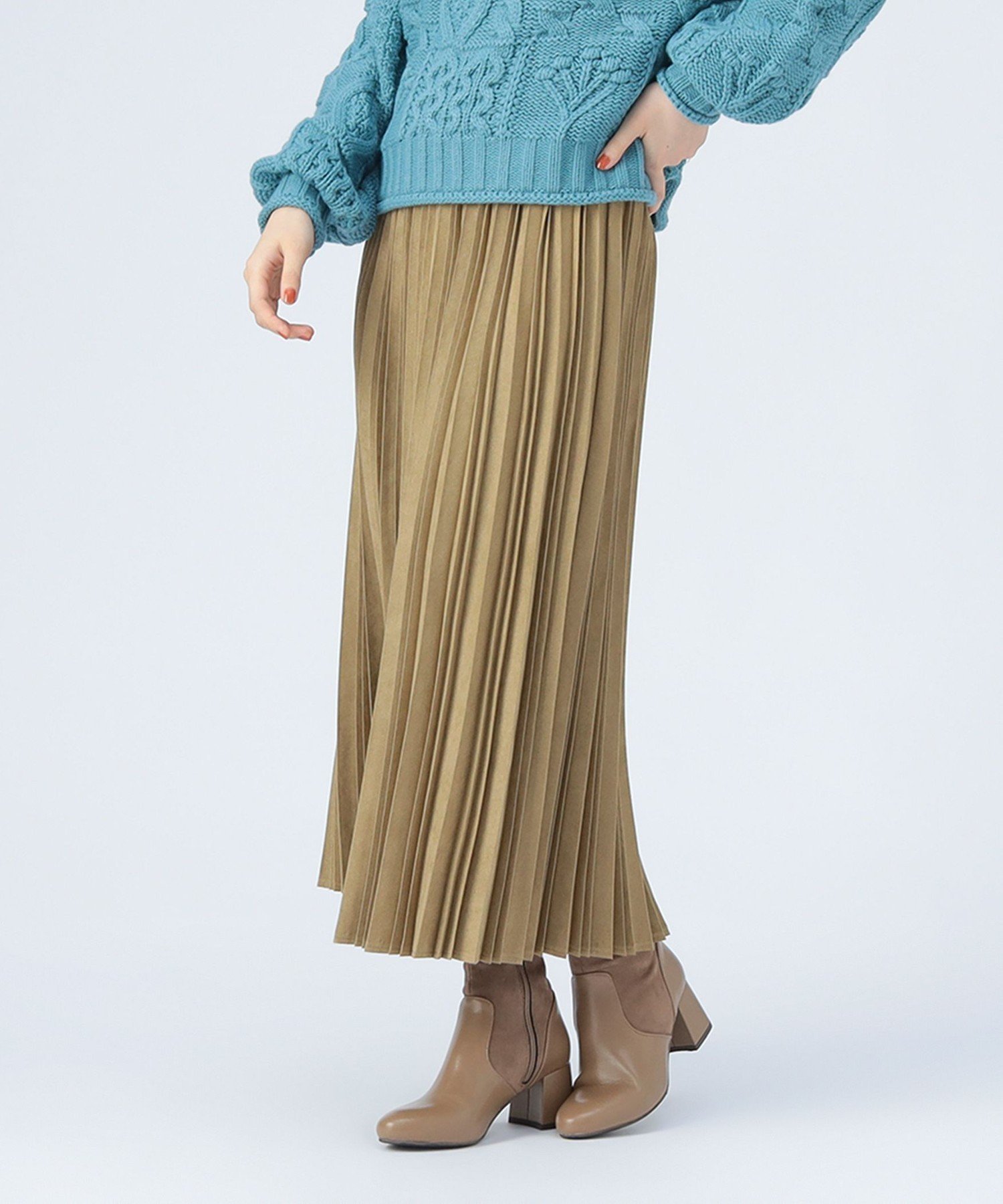 【ビームス ハート/BEAMS HEART】のスエードライク プリーツ スカート 人気、トレンドファッション・服の通販 founy(ファニー) 　ファッション　Fashion　レディースファッション　Fashion for Women　スカート　Skirts　プリーツスカート / 上品フェミニンスタイル　Pleated Skirts　プリーツ　Pleats, Pleated　ロング　Long, Long-Length　エレガント 上品　Elegant　A/W・秋冬　Autumn/Winter　 other-1|ID: prp329100004877356 ipo3291000000036382356