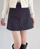 【ヘザー/Heather】のフラワーツイルミニスカート 人気、トレンドファッション・服の通販 founy(ファニー) ファッション Fashion レディースファッション Fashion for Women スカート Skirts ミニスカート Mini Skirts おすすめ Recommended / Our Picks スウェット / スエット Sweatshirt, Sweatwear チュニック Tunic, Long Top フロント Front, Front Design ミニスカート Mini Skirt, Short Skirt 人気 Popular, Best Seller 台形 A-Line, Trapezoid Shape 夏 Summer 定番 Standard, Basic Item 春 Spring S/S・春夏 SS, Spring/Summer, Warm Season thumbnail ネイビー系|ID: prp329100004877360 ipo3291000000036382370