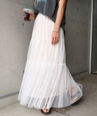 【アンドミー/andme】のチュール ティアード ロング スカート 人気、トレンドファッション・服の通販 founy(ファニー) ファッション Fashion レディースファッション Fashion for Women スカート Skirts シンプル Simple, Minimal チュール Tulip, Tulip Motif ティアード Tiered, Tiered Style ティアードスカート Tiered Skirt, Flounced Skirt デニム Denim, Jeans Material ペチコート Petticoat, Underskirt ロング Long, Long-Length 楽ちん Easy Fit, Comfortable おすすめ Recommended / Our Picks thumbnail オフホワイト|ID: prp329100004877367 ipo3291000000036382397
