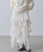 【ディアベル/DIAVEL】のチュールレース ロングスカート 人気、トレンドファッション・服の通販 founy(ファニー) ファッション Fashion レディースファッション Fashion for Women スカート Skirts ロングスカート Long Skirts / Maxi & Midi Skirts アシンメトリー Asymmetrical Style シアー Sheer, See-Through スニーカー Sneakers, Trainers チュール Tulip, Tulip Motif ヘムライン Hemline, Bottom Cut レース Lace, Lace Fabric ロング Long, Long-Length 再入荷 Restock / Back in Stock thumbnail ホワイト|ID: prp329100004877378 ipo3291000000036382444