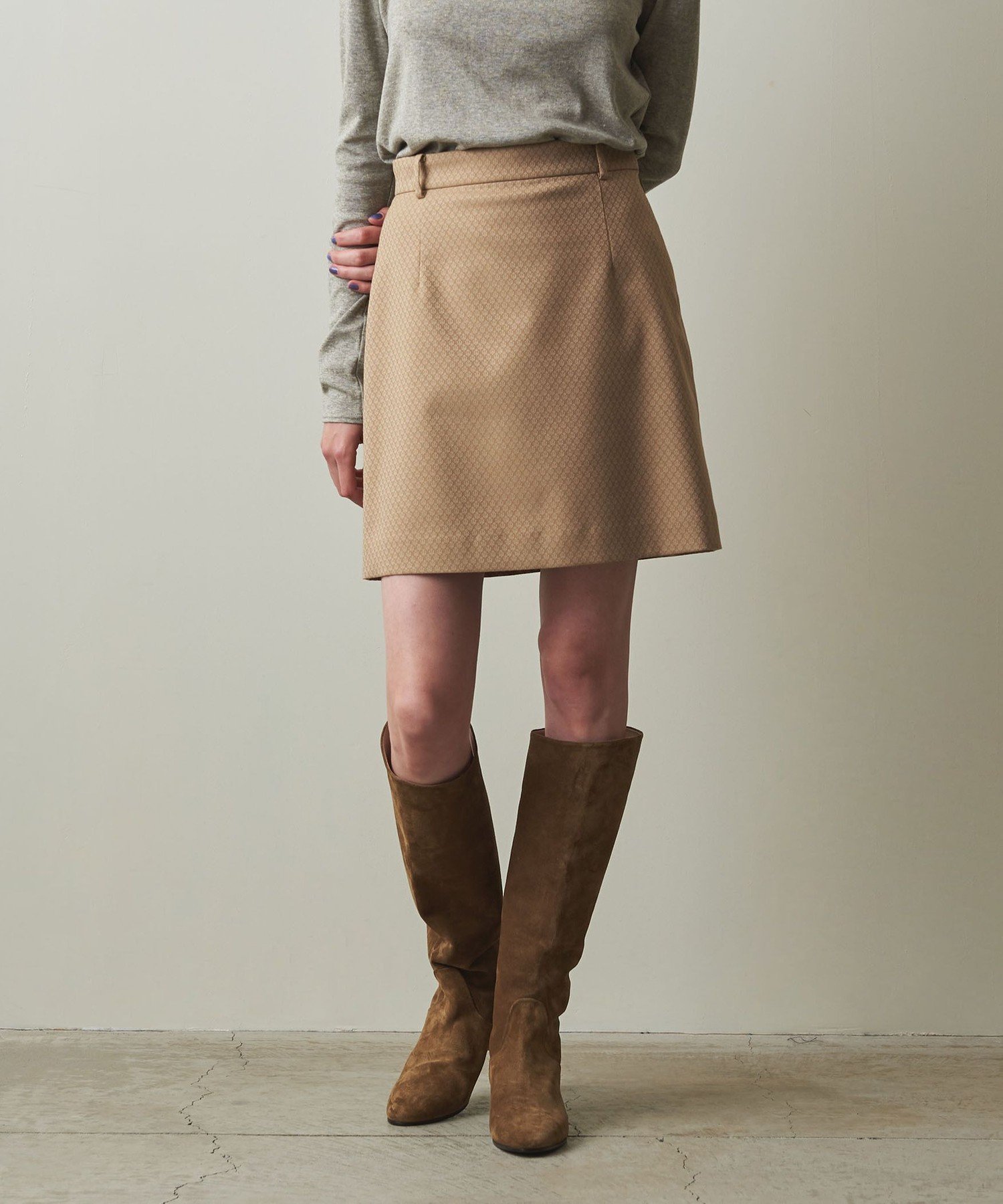 【ユナイテッドアローズ/UNITED ARROWS】のSteven Alan ミニスカート インテリア・キッズ・メンズ・レディースファッション・服の通販 founy(ファニー) 　ファッション　Fashion　レディースファッション　Fashion for Women　スカート　Skirts　ミニスカート　Mini Skirts　カットソー　Cut and Sewn Top　クラシカル　Classical, Vintage-Inspired　ジャケット　Jacket, Outerwear　セットアップ　Set-Up, Coordinated Outfit　タイツ　Tights, Legwear　フロント　Front, Front Design　ミニスカート　Mini Skirt, Short Skirt　ロング　Long, Long-Length　アウトレット　Outlet / Clearance　おすすめ　Recommended / Our Picks　BEIGE|ID: prp329100004877380 ipo3291000000036382452