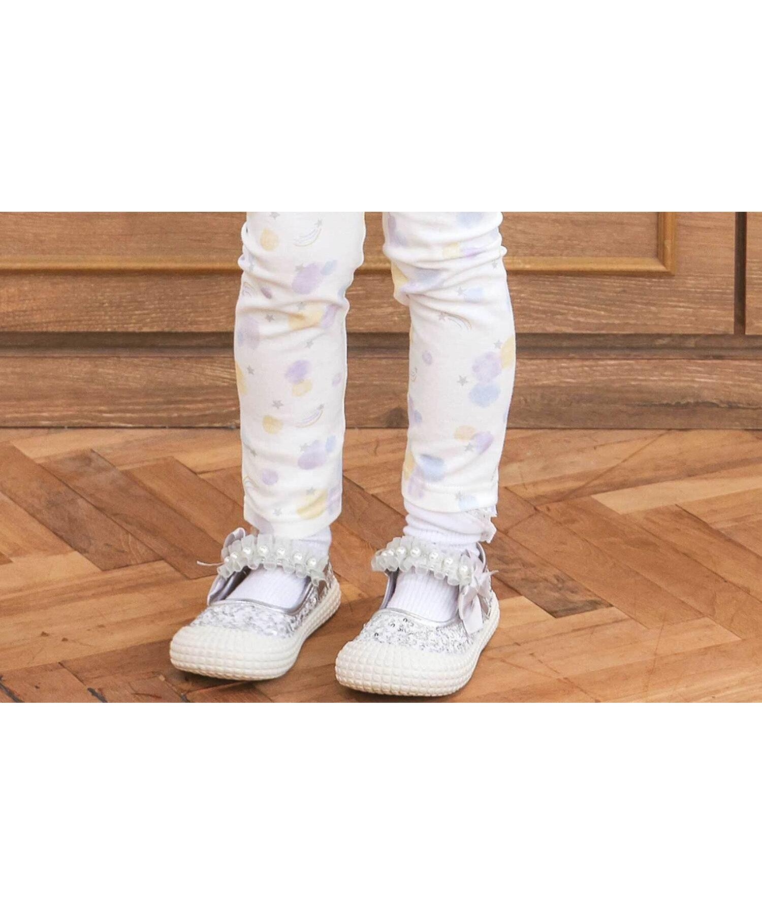 【ベベ オンライン ストア/BEBE ONLINE STORE / KIDS】の【スララク/防汚加工/オーガニックコットン】前後フリーで時短!パパパッと穿ける前向きパンツ(80~120cm) インテリア・キッズ・メンズ・レディースファッション・服の通販 founy(ファニー) 　ファッション　Fashion　キッズファッション　Fashion for Kids　ボトムス　Bottoms　春　Spring　シンプル　Simple, Minimal　チェリー　Cherry, Cherry Pattern　ドット　Polka Dot, Dot Pattern　フレンチ　French, French Style　ボトム　Bottoms, Lower Wear　ポケット　Pocket, Pocket Detail　モチーフ　Motif, Design Theme　リボン　Ribbon, Bow　レギンス　Leggings, Stretch Pants　ワンポイント　One Point, Statement Accent　S/S・春夏　SS, Spring/Summer, Warm Season　おすすめ　Recommended / Our Picks　夏　Summer　エレガント 上品　Elegant　2026年　2026　オフ×水彩ドット流れ星総柄|ID: prp329100004877461 ipo3291000000036384037