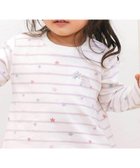 【ベベ オンライン ストア/BEBE ONLINE STORE / KIDS】の【スララク/防汚加工/オーガニックコットン】ときめきデザイン女の子長袖Tシャツ(80~130cm) 人気、トレンドファッション・服の通販 founy(ファニー) ファッション Fashion キッズファッション Fashion for Kids アンダー Underwear Essentials 春 Spring チェリー Cherry, Cherry Pattern ドット Polka Dot, Dot Pattern 人気 Popular, Best Seller 長袖 Long Sleeve, Full Sleeve フリル Frill, Ruffle フレンチ French, French Style リボン Ribbon, Bow S/S・春夏 SS, Spring/Summer, Warm Season 夏 Summer エレガント 上品 Elegant 2026年 2026 thumbnail パープルボーダー×流れ星刺しゅう|ID: prp329100004877464 ipo3291000000036384051