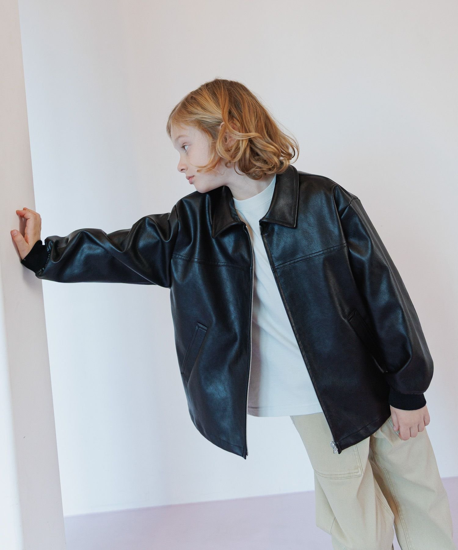 【グローバルワーク/GLOBAL WORK / KIDS】の撥水フェイクレザーブルゾン/キッズ/638256 人気、トレンドファッション・服の通販 founy(ファニー) 　ファッション　Fashion　キッズファッション　Fashion for Kids　おすすめ　Recommended / Our Picks　スタイリッシュ　Stylish, Fashionable　ボトム　Bottoms, Lower Wear　エレガント 上品　Elegant　 other-1|ID: prp329100004877467 ipo3291000000036384059