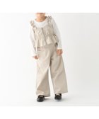【グローバルワーク/GLOBAL WORK / KIDS】のトクトク3SETUPリブT/100-120cm展開/625172 人気、トレンドファッション・服の通販 founy(ファニー) ファッション Fashion キッズファッション Fashion for Kids インナー Innerwear カットソー Cut and Sewn Top キャミソール Camisole, Spaghetti Strap Top ショート Short, Short Length ツイル Twist, Twisted Detail デニム Denim, Jeans Material フリル Frill, Ruffle ペプラム Peplum, Flared Hem ボトム Bottoms, Lower Wear ワイド Wide, Wide Fit thumbnail ツイルアイボリー08|ID: prp329100004877473 ipo3291000000036384091