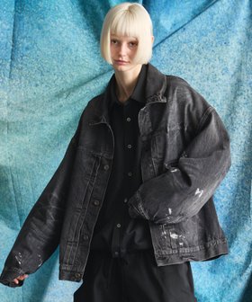 【メゾンスペシャル/MAISON SPECIAL / MEN】のPrime-Over Trucker Denim Jacket 人気、トレンドファッション・服の通販 founy(ファニー) ファッション Fashion メンズファッション Fashion for Men インディゴ Indigo Denim ヴィンテージ Vintage Style カフス Cuff Design ケミカル Chemical, Chemical Wash ストーン Stone, Gem-Like ダメージ Distressed, Destroyed デニム Denim, Jeans Material ブリーチ Bleach, Washed Finish リアル Real, Realistic |ID:prp329100004877481