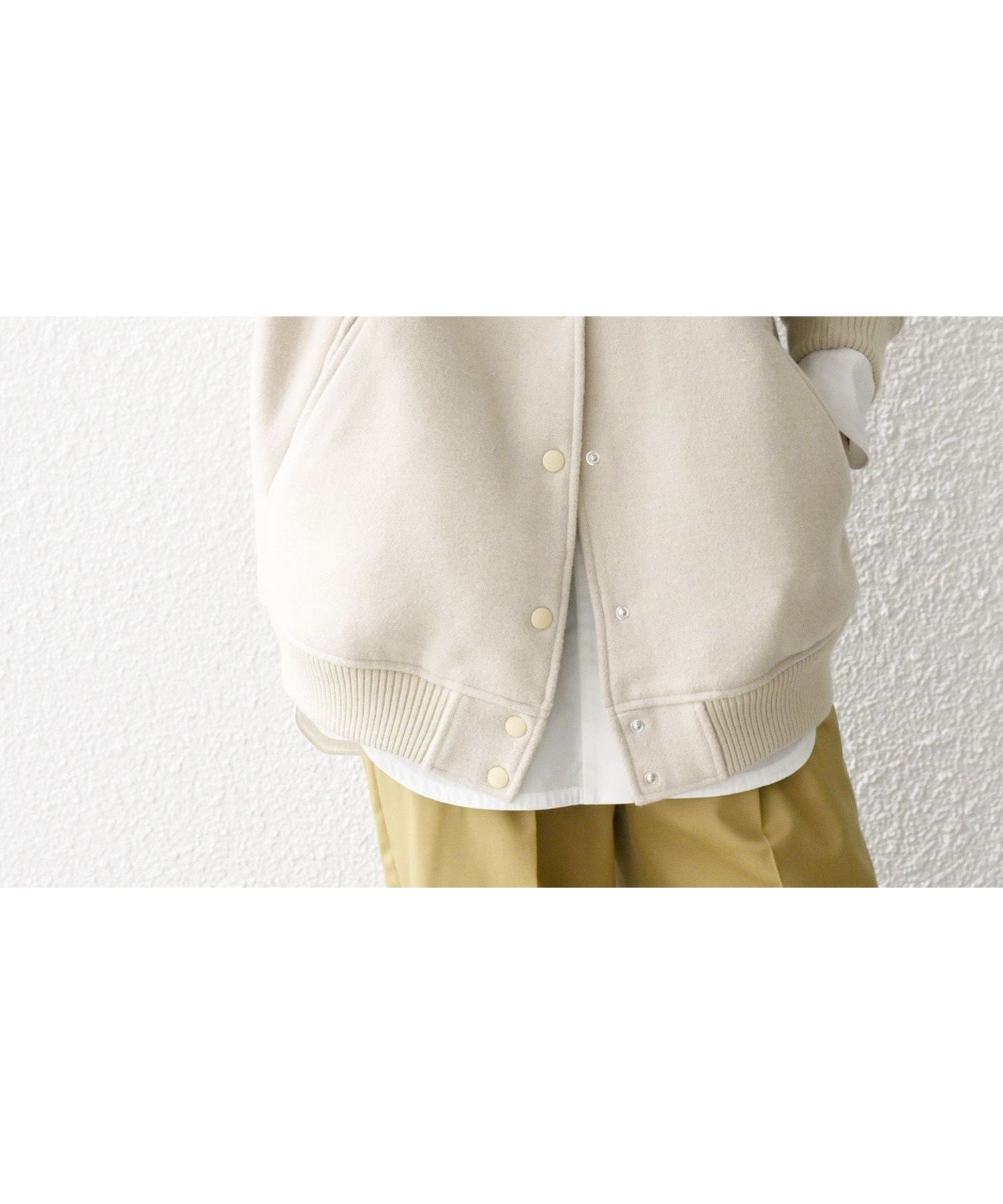 【シップス フォー ウィメン/SHIPS】の【WEB限定】SHIPS any バーシティ ジャケット 25AW インテリア・キッズ・メンズ・レディースファッション・服の通販 founy(ファニー) 　ファッション　Fashion　レディースファッション　Fashion for Women　アウター　Coat / Outerwear Collection　レディースジャケット・軽アウター　Jackets　ジャケット　Jacket, Outerwear　スウェット / スエット　Sweatshirt, Sweatwear　デニム　Denim, Jeans Material　トレンド　Trend, Trending Now　フェミニン　Feminine, Girly　おすすめ　Recommended / Our Picks　2025年　2025　2025-2026秋冬・A/W　Autumn/Winter 2025–26 AW25–26　ベージュ|ID: prp329100004877496 ipo3291000000036384190