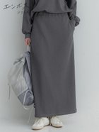 【コカ/COCA】のエンボス加工Iラインスカート 人気、トレンドファッション・服の通販 founy(ファニー) ファッション Fashion レディースファッション Fashion for Women スカート Skirts コンパクト Compact, Small Size シンプル Simple, Minimal スウェット / スエット Sweatshirt, Sweatwear ストレッチ Stretch, Stretchy Fabric スリット Slit, Slit Detail タイトスカート Pencil Skirt, Tight Skirt 定番 Standard, Basic Item バランス Balance, Style Balance ポケット Pocket, Pocket Detail ロング Long, Long-Length ビジネス 仕事 通勤 Business / Work / Commuting 2026年 2026 thumbnail Gray|ID: prp329100004877499 ipo3291000000036384206