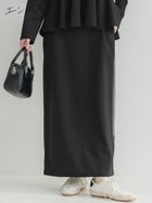 【コカ/COCA】のエンボス加工Iラインスカート 人気、トレンドファッション・服の通販 founy(ファニー) ファッション Fashion レディースファッション Fashion for Women スカート Skirts コンパクト Compact, Small Size シンプル Simple, Minimal スウェット / スエット Sweatshirt, Sweatwear ストレッチ Stretch, Stretchy Fabric スリット Slit, Slit Detail タイトスカート Pencil Skirt, Tight Skirt 定番 Standard, Basic Item バランス Balance, Style Balance ポケット Pocket, Pocket Detail ロング Long, Long-Length ビジネス 仕事 通勤 Business / Work / Commuting 2026年 2026 thumbnail Black|ID: prp329100004877499 ipo3291000000036384208