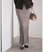 【ノーブル / スピック&スパン/NOBLE / Spick & Span】の《追加》【洗える】ランダムバイカラーリブニットスカート 人気、トレンドファッション・服の通販 founy(ファニー) ファッション Fashion レディースファッション Fashion for Women スカート Skirts 洗える Machine Washable コンパクト Compact, Small Size スマート Smart, Elegant セットアップ Set-Up, Coordinated Outfit タイトスカート Pencil Skirt, Tight Skirt ボーダー Border, Stripe ランダム Random, Irregular 再入荷 Restock / Back in Stock おすすめ Recommended / Our Picks thumbnail ブラウン D|ID: prp329100004877500 ipo3291000000036384210