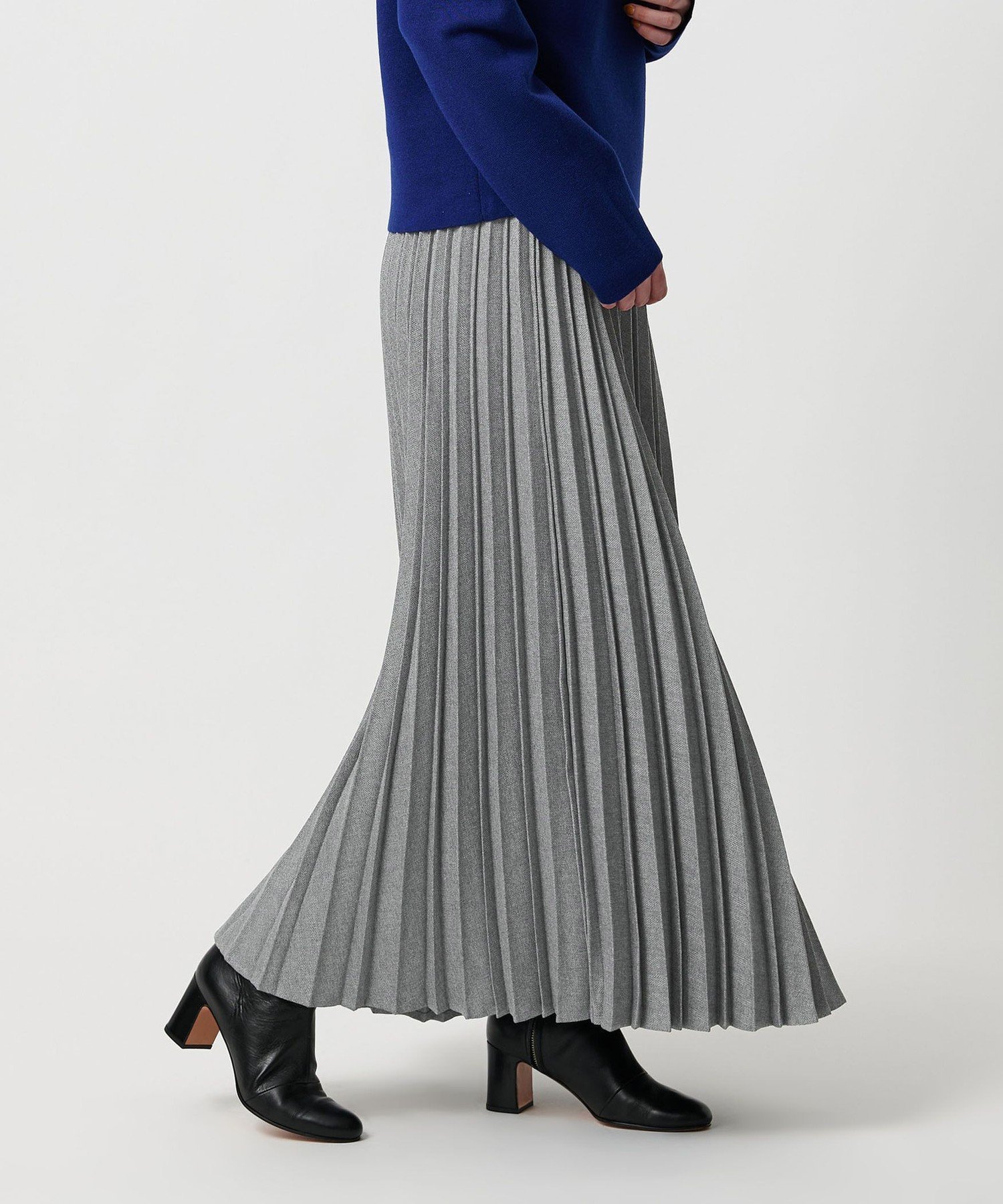 【ユナイテッドアローズ/UNITED ARROWS】のツイードライク プリーツスカート A DAY IN THE LIFE インテリア・キッズ・メンズ・レディースファッション・服の通販 founy(ファニー) 　ファッション　Fashion　レディースファッション　Fashion for Women　スカート　Skirts　プリーツスカート / 上品フェミニンスタイル　Pleated Skirts　秋　Autumn　ジャケット　Jacket, Outerwear　ツイード　Twill, Twill Weave　トレンド　Trend, Trending Now　バランス　Balance, Style Balance　フェミニン　Feminine, Girly　プリーツ　Pleats, Pleated　ベロア　Velour, Soft Velvet　マキシ　Maxi, Full Length　メランジ　Melange, Mixed Yarn　レース　Lace, Lace Fabric　アウトレット　Outlet / Clearance　エレガント 上品　Elegant　ビジネス 仕事 通勤　Business / Work / Commuting　LT.GRAY|ID: prp329100004877501 ipo3291000000036384214