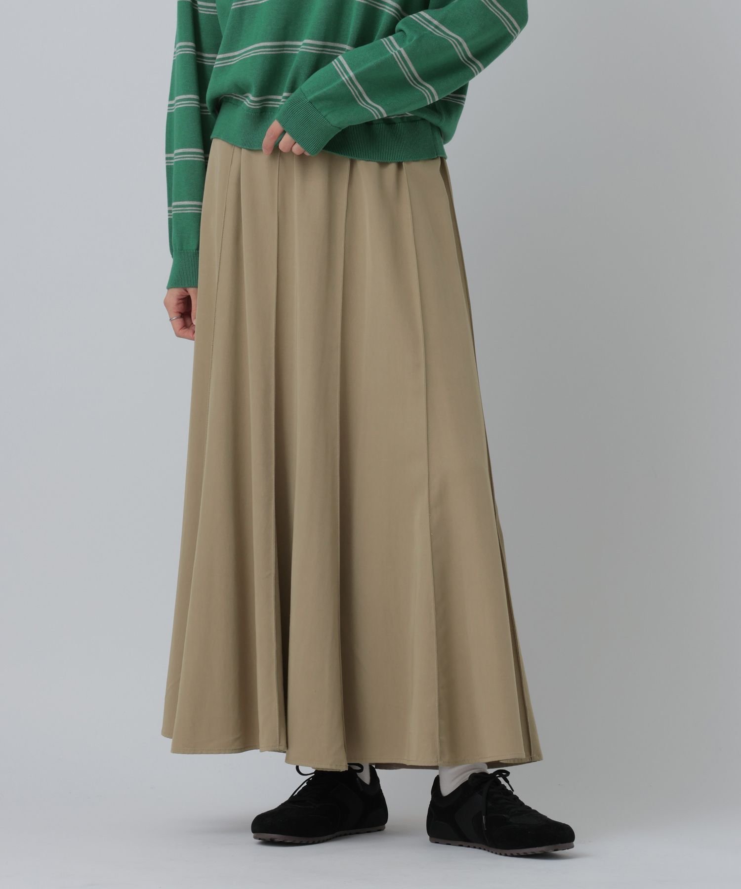 【レプシィム ローリーズファーム/LEPSIM LOWRYS FARM】のパネルフレアスカート 人気、トレンドファッション・服の通販 founy(ファニー) 　ファッション　Fashion　レディースファッション　Fashion for Women　スカート　Skirts　Aライン・フレアスカート　A-Line & Flared Skirts　スウェット / スエット　Sweatshirt, Sweatwear　フェミニン　Feminine, Girly　フレア　Flare, Flared　プリーツ　Pleats, Pleated　 other-1|ID: prp329100004877502 ipo3291000000036384216