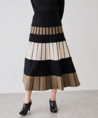 【ジャイロ/JAYRO】のボーダー配色ニットスカート 人気、トレンドファッション・服の通販 founy(ファニー) ファッション Fashion レディースファッション Fashion for Women スカート Skirts シンプル Simple, Minimal タートル Turtleneck, Turtle Collar フレア Flare, Flared ボーダー Border, Stripe ポケット Pocket, Pocket Detail A/W・秋冬 Autumn/Winter おすすめ Recommended / Our Picks thumbnail カーキ(36)|ID: prp329100004877503 ipo3291000000036384222