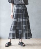 【グローバルワーク/GLOBAL WORK】のエアリーリラックスフレアスカート/147678 人気、トレンドファッション・服の通販 founy(ファニー) ファッション Fashion レディースファッション Fashion for Women スカート Skirts Aライン・フレアスカート A-Line & Flared Skirts シンプル Simple, Minimal ジャケット Jacket, Outerwear デニム Denim, Jeans Material ブルゾン Blouson, Bomber Jacket メタル Metal, Metal Parts エレガント 上品 Elegant 楽ちん Easy Fit, Comfortable thumbnail ネイビーチェック03|ID: prp329100004877507 ipo3291000000036384246