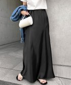 【アンドミー/andme】のサテン ロング スカート 人気、トレンドファッション・服の通販 founy(ファニー) ファッション Fashion レディースファッション Fashion for Women スカート Skirts サテン Satin, Glossy Fabric シンプル Simple, Minimal ドレープ Drape, Draping Fabric ロング Long, Long-Length エレガント 上品 Elegant thumbnail ブラック|ID: prp329100004877512 ipo3291000000036384270