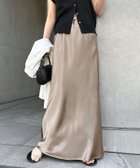 【アンドミー/andme】のサテン ロング スカート 人気、トレンドファッション・服の通販 founy(ファニー) ファッション Fashion レディースファッション Fashion for Women スカート Skirts サテン Satin, Glossy Fabric シンプル Simple, Minimal ドレープ Drape, Draping Fabric ロング Long, Long-Length エレガント 上品 Elegant thumbnail ブラウン|ID: prp329100004877512 ipo3291000000036384272