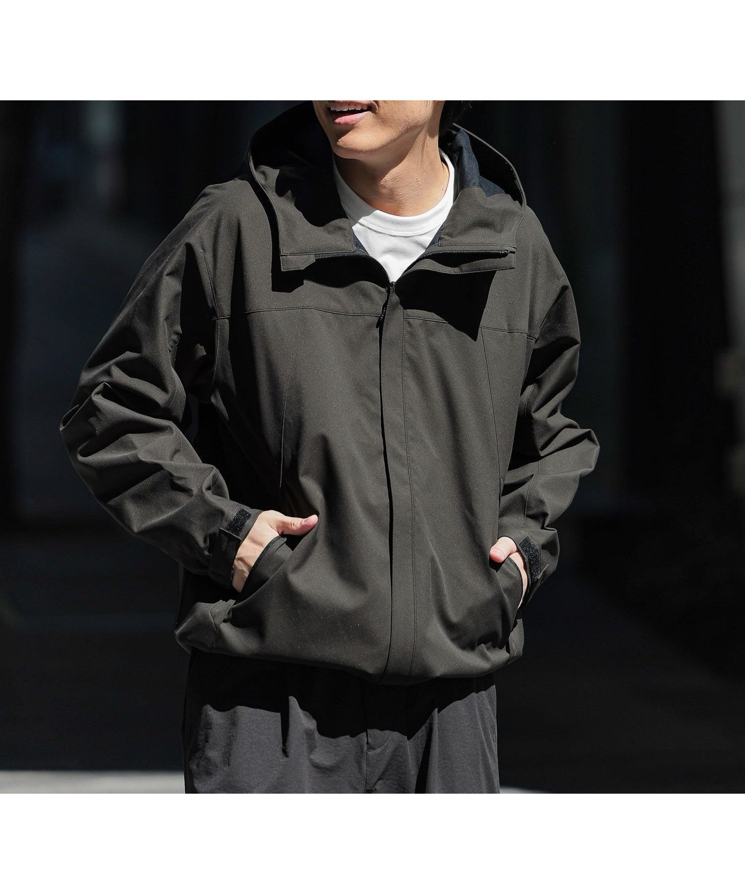 【グローバルワーク/GLOBAL WORK / MEN】のGUARDTECHブルゾン/601176 インテリア・キッズ・メンズ・レディースファッション・服の通販 founy(ファニー) 　ファッション　Fashion　メンズファッション　Fashion for Men　おすすめ　Recommended / Our Picks　シンプル　Simple, Minimal　ストレッチ　Stretch, Stretchy Fabric　スリーブ　Sleeve, Long Sleeve / Short Sleeve　ブルゾン　Blouson, Bomber Jacket　ポケット　Pocket, Pocket Detail　ヨーク　Yoke, Yoke Design　ダークオリーブ78|ID: prp329100004878437 ipo3291000000036393964