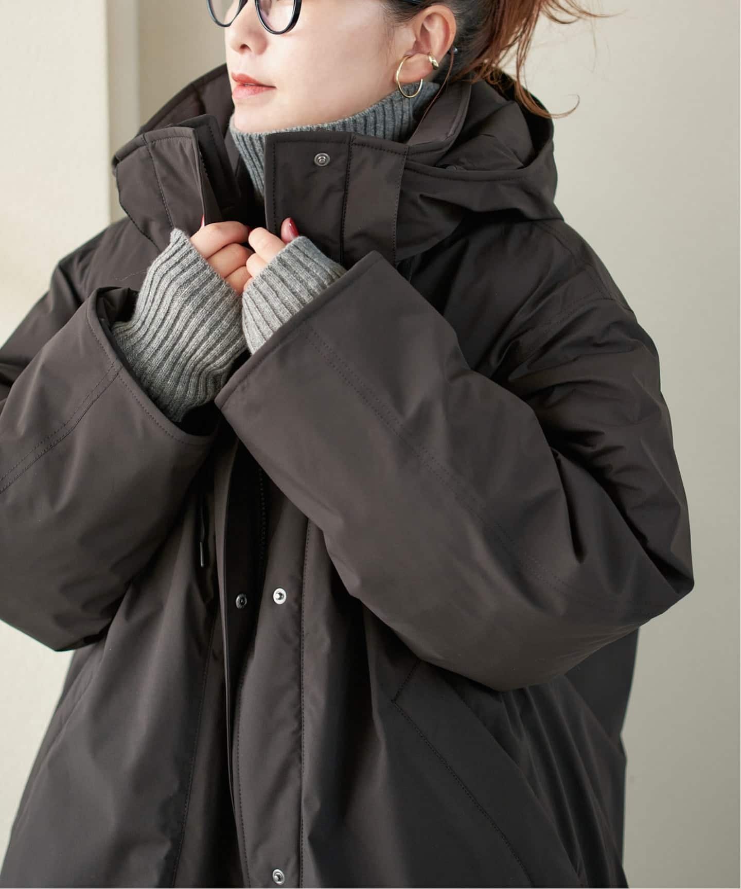 【スピック&スパン/Spick & Span】の《追加》2WAY撥水ダウンハーフコート 人気、トレンドファッション・服の通販 founy(ファニー) 　ファッション　Fashion　レディースファッション　Fashion for Women　アウター　Coat / Outerwear Collection　コート・ロングコート・ピーコート　Long Coats, Peacoats & More　今季　This Season, Current Season　ショート　Short, Short Length　スタンド　Stand Collar, Upright Stand　ダウン　Down, Puffer　ハーフ　Half, Half-Length　バランス　Balance, Style Balance　防寒　Cold Protection, Winter-Ready　ライニング　Inner Lining, Inner Fabric, Lined　ロング　Long, Long-Length　冬　Winter / This Winter　エレガント 上品　Elegant　ビジネス 仕事 通勤　Business / Work / Commuting　 other-1|ID: prp329100004878439 ipo3291000000036394001