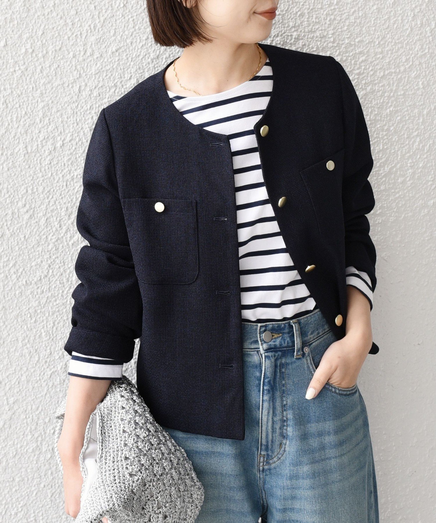 【シップス フォー ウィメン/SHIPS】のSHIPS Colors 手洗い可能 ツイードライク クロップド ジャケット 3 インテリア・キッズ・メンズ・レディースファッション・服の通販 founy(ファニー) ファッション Fashion レディースファッション Fashion for Women アウター Coat / Outerwear Collection レディースジャケット・軽アウター Jackets イエロー Yellow クロップド Cropped, Short Length ジャケット Jacket, Outerwear ツイード Twill, Twill Weave デニム Denim, Jeans Material 人気 Popular, Best Seller バランス Balance, Style Balance メンズ Men's, Menswear アウトレット Outlet / Clearance ビジネス 仕事 通勤 Business / Work / Commuting ネイビー|ID: prp329100004878452 ipo3291000000036394118