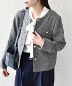 【シップス フォー ウィメン/SHIPS】のSHIPS Colors 手洗い可能 ツイードライク クロップド ジャケット 3 人気、トレンドファッション・服の通販 founy(ファニー) ファッション Fashion レディースファッション Fashion for Women アウター Coat / Outerwear Collection レディースジャケット・軽アウター Jackets イエロー Yellow クロップド Cropped, Short Length ジャケット Jacket, Outerwear ツイード Twill, Twill Weave デニム Denim, Jeans Material 人気 Popular, Best Seller バランス Balance, Style Balance メンズ Men's, Menswear アウトレット Outlet / Clearance ビジネス 仕事 通勤 Business / Work / Commuting thumbnail グレー|ID: prp329100004878452 ipo3291000000036394120