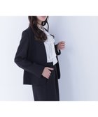 【ナチュラル ビューティー ベーシック/NATURAL BEAUTY BASIC】のダブルクロスストレッチ SETUP ノーカラージャケット 人気、トレンドファッション・服の通販 founy(ファニー) ファッション Fashion レディースファッション Fashion for Women アウター Coat / Outerwear Collection レディースジャケット・軽アウター Jackets ノーカラージャケット / シンプル上品コーデ Collarless Jackets おすすめ Recommended / Our Picks コンパクト Compact, Small Size ジャケット Jacket, Outerwear ストレッチ Stretch, Stretchy Fabric スリット Slit, Slit Detail スーツ Suit, Formalwear ダブル Double, Double-Breasted thumbnail ブラック|ID: prp329100004878466 ipo3291000000036394415