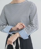 【アーバンリサーチ ドアーズ/URBAN RESEARCH DOORS】のカフスドッキングボーダープルオーバー 人気、トレンドファッション・服の通販 founy(ファニー) ファッション Fashion レディースファッション Fashion for Women トップス・カットソー Cut & Sew Tops カジュアルプルオーバー・ニットトップス Pullovers & Knit Tops / Casual Pullovers 2026年 2026 インナー Innerwear カットソー Cut and Sewn Top カフス Cuff Design カーディガン Cardigan, Knitwear シンプル Simple, Minimal ジャケット Jacket, Outerwear ボーダー Border, Stripe エレガント 上品 Elegant 夏 Summer S/S・春夏 SS, Spring/Summer, Warm Season thumbnail ホワイト系その他|ID: prp329100004878484 ipo3291000000036394663