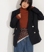 【エヌ ナチュラルビューティーベーシック/N.Natural Beauty basic】のダブルブレストテーラードジャケット 人気、トレンドファッション・服の通販 founy(ファニー) ファッション Fashion レディースファッション Fashion for Women アウター Coat / Outerwear Collection レディースジャケット・軽アウター Jackets テーラードジャケット / 通勤・きれいめスタイル Tailored Jackets & Blazers おすすめ Recommended / Our Picks ストライプ Stripe, Striped Pattern チェック Check, Plaid, Tartan トレンド Trend, Trending Now フロント Front, Front Design メランジ Melange, Mixed Yarn 無地 Plain, Solid Color thumbnail ネイビー|ID: prp329100004878486 ipo3291000000036394696