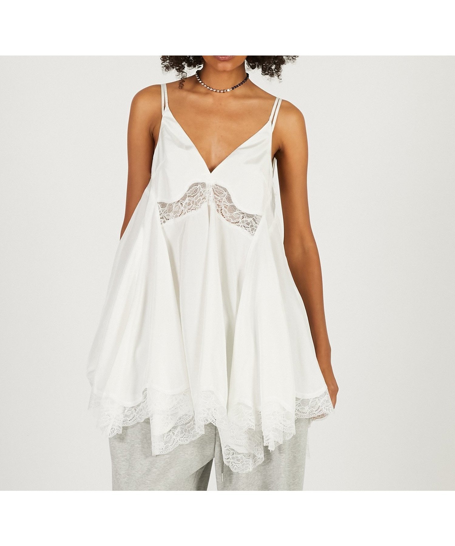 【プランク プロジェクト/PRANK PROJECT】のレースヘムボリュームチュニック / Lace Hem Volume Tunic インテリア・キッズ・メンズ・レディースファッション・服の通販 founy(ファニー) ファッション Fashion レディースファッション Fashion for Women トップス・カットソー Cut & Sew Tops エアリー Airy Texture シルク Silk, 100% Silk ジャケット Jacket, Outerwear バランス Balance, Style Balance ブルゾン Blouson, Bomber Jacket リラックス Relax, Relaxed Fit レース Lace, Lace Fabric エレガント 上品 Elegant WHT|ID: prp329100004878488 ipo3291000000036394760