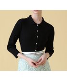 【アナイ/ANAYI】の襟付きリブカーディガン 人気、トレンドファッション・服の通販 founy(ファニー) ファッション Fashion レディースファッション Fashion for Women トップス・カットソー Cut & Sew Tops カーディガン・羽織り Layered Style Cardigans イエロー Yellow ストレッチ Stretch, Stretchy Fabric スマート Smart, Elegant トレンド Trend, Trending Now S/S・春夏 SS, Spring/Summer, Warm Season 再入荷 Restock / Back in Stock 夏 Summer thumbnail black|ID: prp329100004878509 ipo3291000000036395314